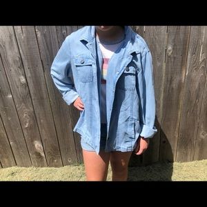 Villager Denim Button Up